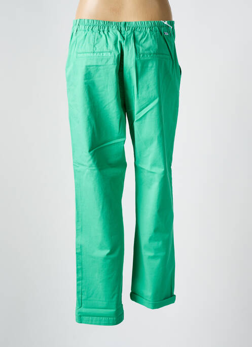 Pantalon chino vert HAPPY pour femme