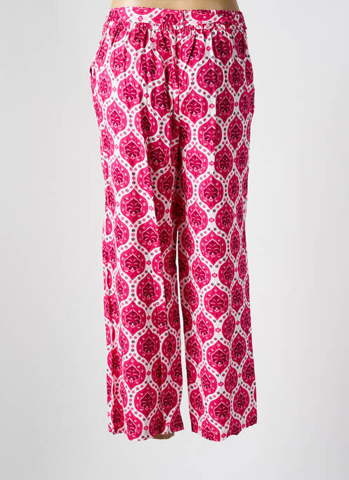 Pantalon droit rose C'EST BEAU LA VIE pour femme