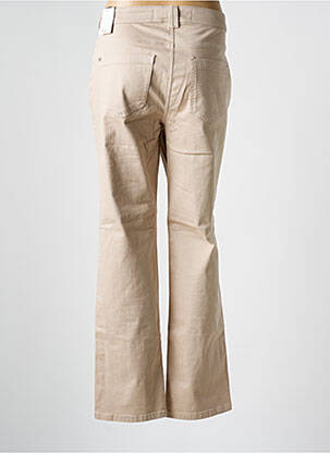 Pantalon slim tissage popeline taille normale beige CECIL femme