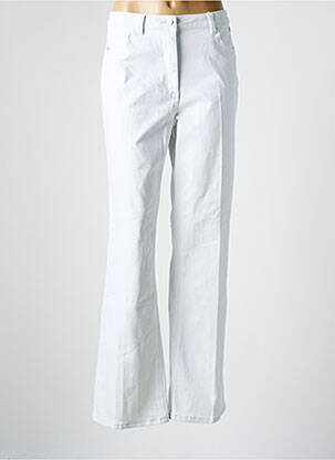 Jean coupe flare stretch taille normale blanc C'EST BEAU LA VIE femme