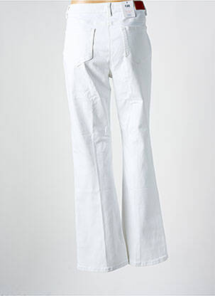 Jean coupe flare stretch taille normale blanc C'EST BEAU LA VIE femme