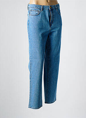Jeans coupe droite stretch taille normale bleu HAPPY femme