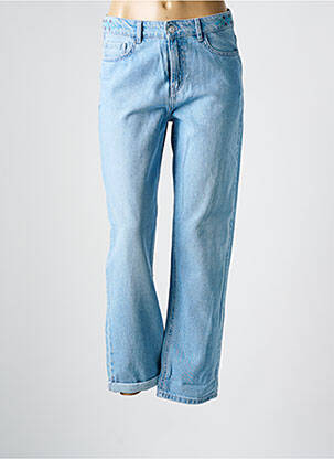 Jeans coupe droite stretch taille normale bleu HAPPY femme