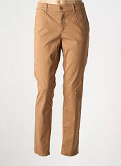 Pantalon chino marron HAPPY pour femme seconde vue