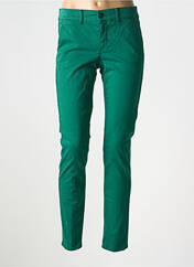 Pantalon chino vert fonce HAPPY pour femme seconde vue