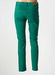 Pantalon chino vert fonce HAPPY pour femme seconde vue