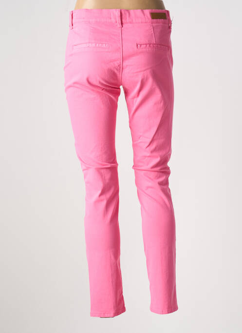 Pantalon chino rose HAPPY pour femme