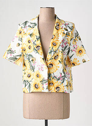 Blazer coupe cintrée jaune COPPEROSE femme