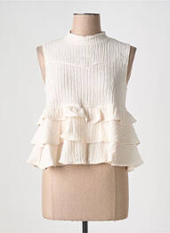 Top sans manche sans manche beige ALLYSON femme
