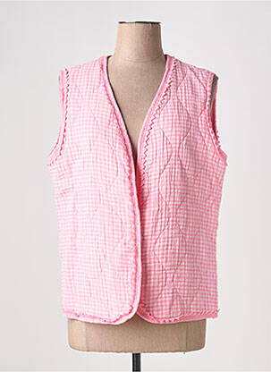 Veste casual coupe droite rose LE DRESSING DE CLOE femme