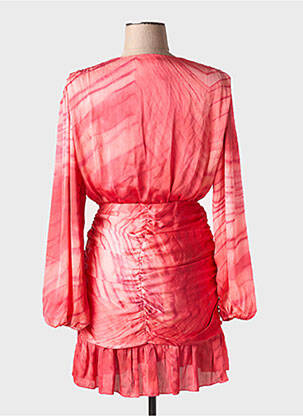 Robe courte manches longues manches longues rouge LE DRESSING DE CLOE femme