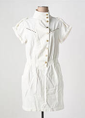 Robe courte blanc CIMINY pour femme seconde vue