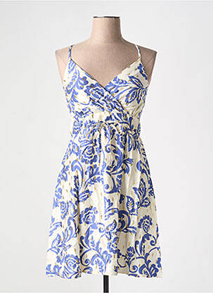 Robe courte bleu MISS SARA FASHION pour femme