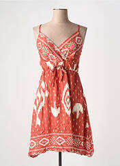 Robe courte marron MISS SARA FASHION pour femme seconde vue