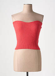 Top rouge PEACE N'LOVE pour femme seconde vue