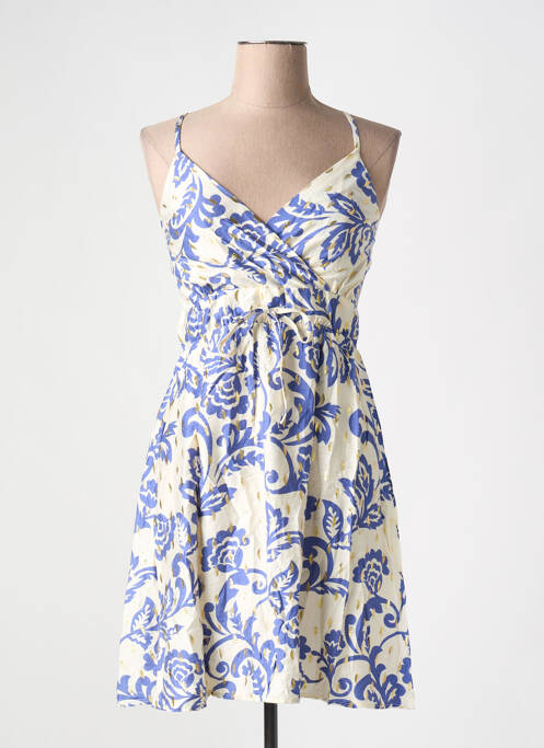 Robe courte bleu MISS SARA FASHION pour femme