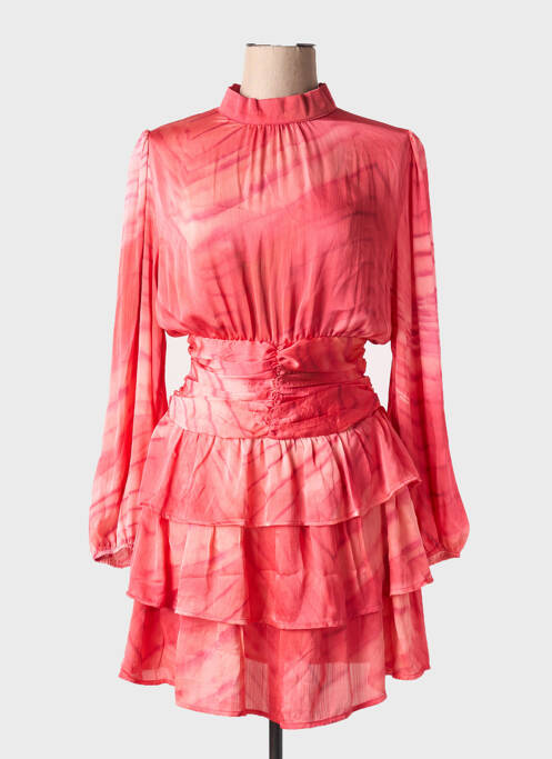 Robe courte rouge FLAMANT ROSE pour femme