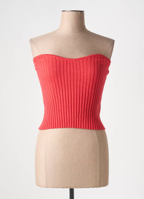 Top rouge PEACE N'LOVE pour femme