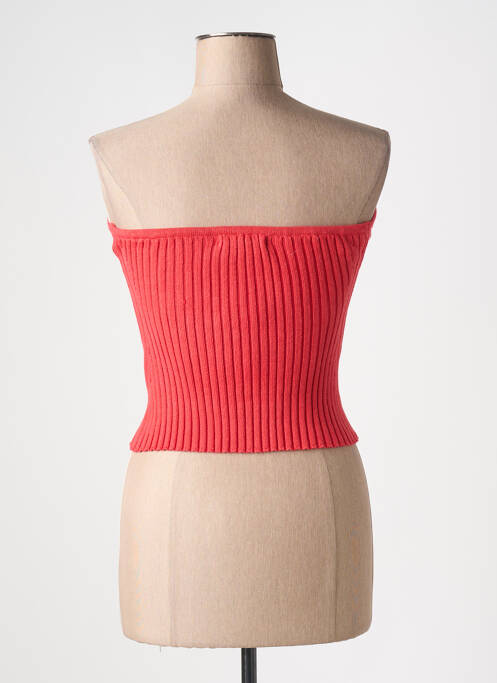 Top rouge PEACE N'LOVE pour femme