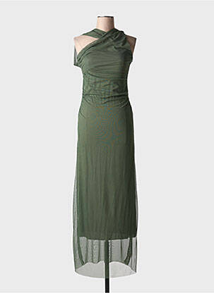 Robe longue sans manche sans manche vert COPPEROSE femme