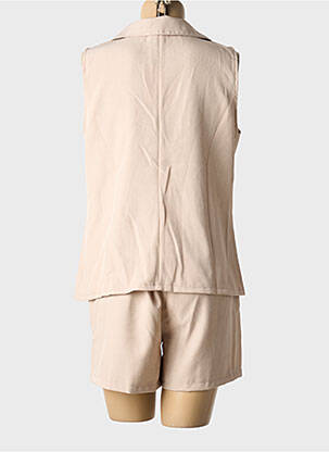 Ensemble pantalon coupe droite beige ALLYSON femme