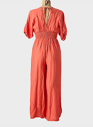 Combi-pantalon manches courtes manches courtes orange SEASON femme