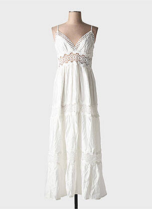 Robe longue blanc ALLYSON pour femme
