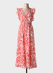 Robe longue rouge MISS SARA FASHION pour femme seconde vue