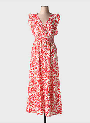 Robe longue rouge MISS SARA FASHION pour femme