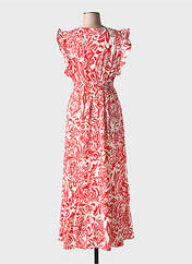 Robe longue rouge MISS SARA FASHION pour femme seconde vue