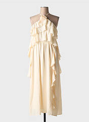 Robe mi-longue jaune ELLI WHITE pour femme seconde vue