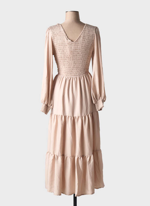 Robe longue beige ELLI WHITE pour femme