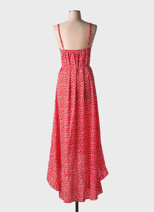 Robe longue rouge FLAMANT ROSE pour femme