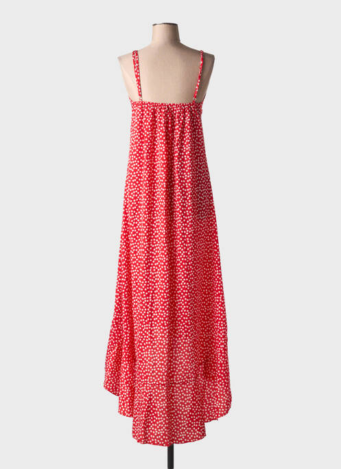 Robe longue rouge FLAMANT ROSE pour femme