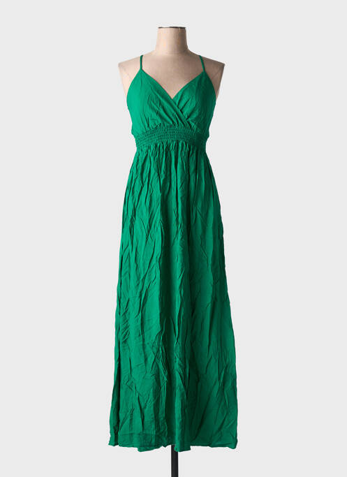 Robe longue vert MISS SARA FASHION pour femme