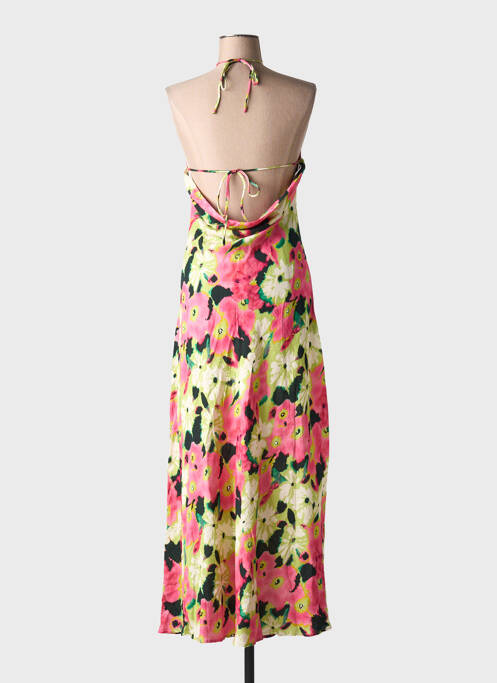 Robe mi-longue rose COPPEROSE pour femme