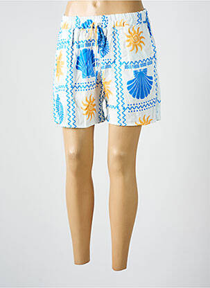 Short taille normale taille normale bleu ALLEN & JO femme