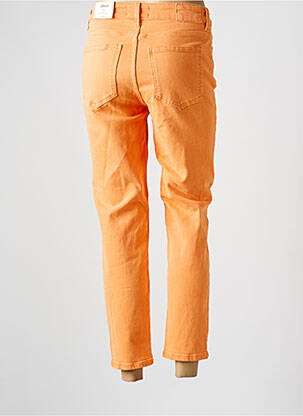 Jeans coupe slim stretch taille normale orange ONLY femme