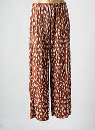 Pantalon large taille normale taille normale marron VERO MODA femme
