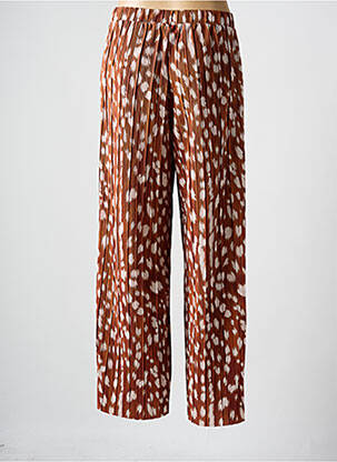 Pantalon large taille normale taille normale marron VERO MODA femme