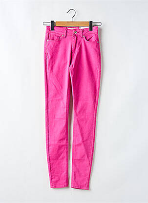 Jeans coupe slim stretch taille normale rose ONLY femme