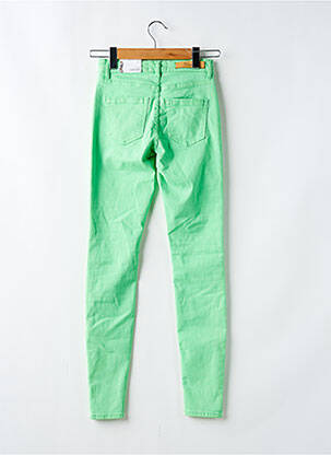 Jeans coupe slim stretch taille normale vert ONLY femme