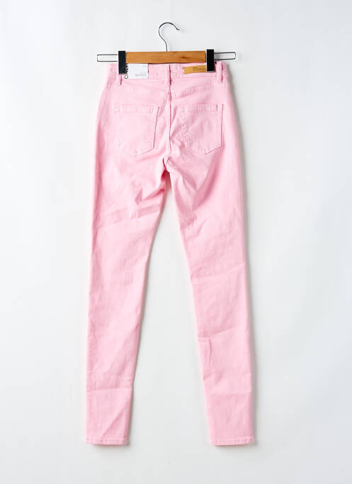 Jeans coupe slim rose clair ONLY pour femme