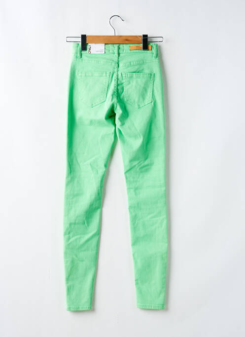 Jeans coupe slim vert ONLY pour femme