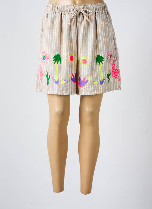 Short beige LOVIKA pour femme