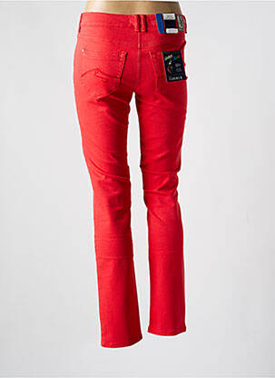 Jeans coupe slim stretch taille normale rouge ATELIER GARDEUR femme