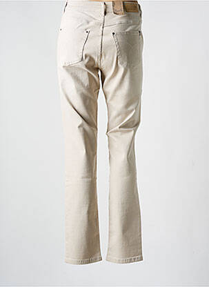 Jeans coupe slim stretch taille normale beige PARA MI femme