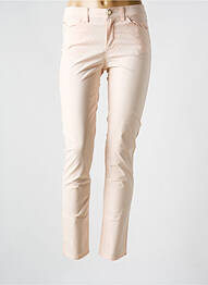 Pantalon slim tissage popeline taille normale rose ARMANI femme