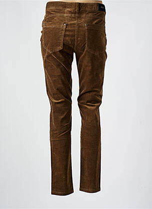 Pantalon slim stretch taille normale marron JOCAVI femme