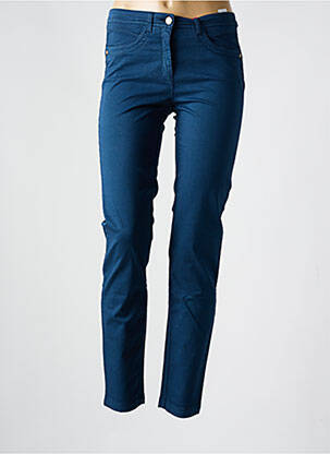 Jeans coupe slim stretch taille normale bleu JOCAVI femme